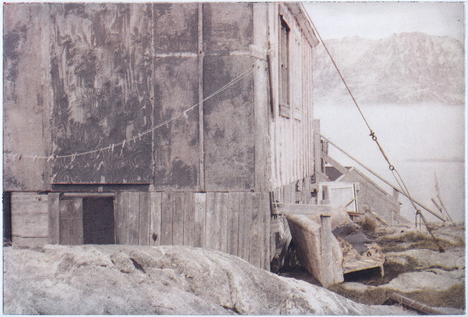 Layers of Landscape, Sermiligaaq. E.T. Farvefotogravure. 24x16 cm. Rives BFK/ 250 g